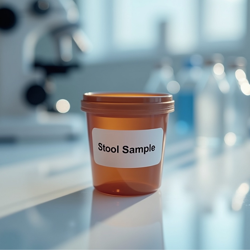 E Coli antigen detection image