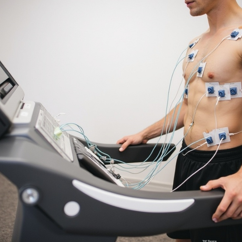 TREAD MILL TEST ( TMT) with ECG image